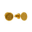Rose Top Stud Earrings in 22K Yellow Gold (1.4gm)