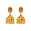 22K Yellow Gold Laxmi Jewelry Set with Gems & Uncut Diamonds