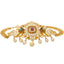 22K Yellow Gold, Gem & Pearl Vanki Necklace (35.5gm)