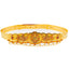 22K Yellow Gold Vaddanam Waist Belt w. Gems & CZ Stones (156.5 grams)