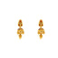 22K Yellow Gold Meenakari Halsi Jewelry Set (37.5 grams)