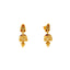 22K Yellow Gold Meenakari Halsi Jewelry Set (37.5 grams)