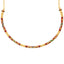 22K Yellow Gold Meenakari Halsi Jewelry Set (37.5 grams)