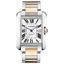 Cartier Tank Anglaise Watch for Men W/ 18K Pink Gold & Steel - Virani Jewelers