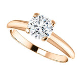 Classic Four Prong Solitaire Diamond Engagement Ring - Virani Jewelers | 