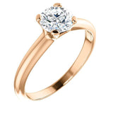 Classic Four Prong Solitaire Diamond Engagement Ring - Virani Jewelers | 