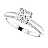 Classic Four Prong Solitaire Diamond Engagement Ring - Virani Jewelers | 