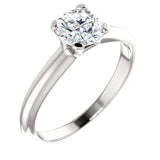 Classic Four Prong Solitaire Diamond Engagement Ring - Virani Jewelers | 