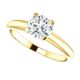 Classic Four Prong Solitaire Diamond Engagement Ring - Virani Jewelers | 