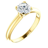 Classic Four Prong Solitaire Diamond Engagement Ring - Virani Jewelers | 