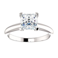 Classic Four-Prong Solitaire Diamond Engagement Ring