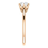 Classic Six Prong Solitaire Diamond Engagement Ring - Virani Jewelers | 