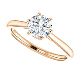 Classic Six Prong Solitaire Diamond Engagement Ring - Virani Jewelers | 