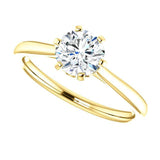 Classic Six Prong Solitaire Diamond Engagement Ring - Virani Jewelers | 