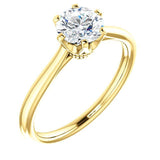 Classic Six Prong Solitaire Diamond Engagement Ring - Virani Jewelers | 