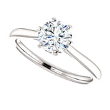 Classic Six Prong Solitaire Diamond Engagement Ring - Virani Jewelers | 