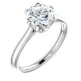 Classic Six Prong Solitaire Diamond Engagement Ring - Virani Jewelers | 