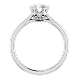 Classic Six Prong Solitaire Diamond Engagement Ring - Virani Jewelers | 