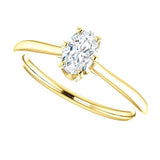 Classic Six Prong Solitaire Diamond Engagement Ring - Virani Jewelers | 