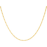 22K Yellow Gold 20in Chain (11 gms) | 
Pair this classic 22k indian gold chain from Virani with casual or dressy looks. Features• Viran...