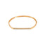 14K Rose Gold Diamond Bangle W/ VS Diamonds & Flat Encrusted Facet - Virani Jewelers
