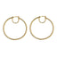 0.5CT Diamond Hoop Earrings Set In 14K Yellow Gold - Virani Jewelers