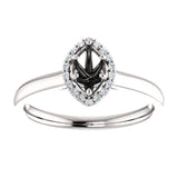 Four Prong High Set Diamond Engagement Ring W/ Band - Virani Jewelers | 