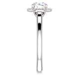 Four Prong High Set Diamond Engagement Ring W/ Band - Virani Jewelers | 