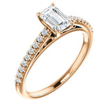 Four Prong Solitaire Diamond Engagement Ring - Virani Jewelers | 