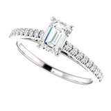 Four Prong Solitaire Diamond Engagement Ring - Virani Jewelers | 