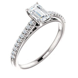 Four Prong Solitaire Diamond Engagement Ring - Virani Jewelers | 