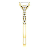Four Prong Solitaire Diamond Engagement Ring - Virani Jewelers | 