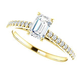 Four Prong Solitaire Diamond Engagement Ring - Virani Jewelers | 