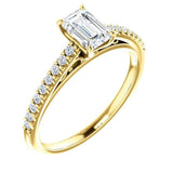Four Prong Solitaire Diamond Engagement Ring - Virani Jewelers | 
