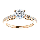 Four Prong Solitaire Diamond Engagement Ring - Virani Jewelers | 