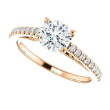 Four Prong Solitaire Diamond Engagement Ring - Virani Jewelers | 