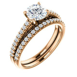 Four Prong Solitaire Diamond Engagement Ring - Virani Jewelers | 