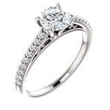 Four Prong Solitaire Diamond Engagement Ring - Virani Jewelers | 