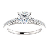 Four Prong Solitaire Diamond Engagement Ring - Virani Jewelers | 
