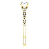 Four Prong Solitaire Diamond Engagement Ring - Virani Jewelers | 