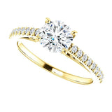 Four Prong Solitaire Diamond Engagement Ring - Virani Jewelers | 