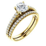 Four Prong Solitaire Diamond Engagement Ring - Virani Jewelers | 