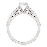 Four Prong Solitaire Diamond Engagement Ring - Virani Jewelers | 