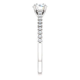 Four Prong Solitaire Diamond Engagement Ring - Virani Jewelers | 