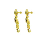 22K Yellow Gold Necklace & Earrings Set W/ CZ, Rubies, Emeralds on Laxmi & Third Eye Pendant - Virani Jewelers |  22K Yellow Gold Necklace & Earrings Set W/ CZ, Rubies, Emeralds on Laxmi & Third Eye Pen...