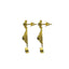 22K Yellow Gold Necklace & Earrings Set W/ Kundan & Matte Finish Details on Ornate Beaded Chain - Virani Jewelers