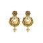 22K Yellow Gold Necklace & Earrings Set W/ Ruby, Emerald, CZ, Pearl & Chandbali Pendants - Virani Jewelers