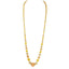 22K Multi Tone Gold Chain W/ Flush Set Diamond Cuttings on Large Bead-Ball Accents - Virani Jewelers