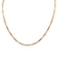 22K Multi Tone Gold Chain W/ Rounded Bead Link - Virani Jewelers