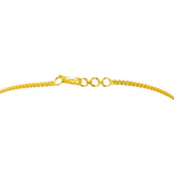 22K Multi Tone Gold Necklace & Earrings Set W/ Wide Royal Beaded Pendant & Hanging Gold Beads - Virani Jewelers |  22K Multi Tone Gold Necklace & Earrings Set W/ Wide Royal Beaded Pendant & Hanging Gold ...